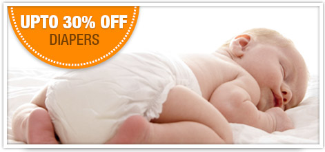 Upto 30% Off Diapers